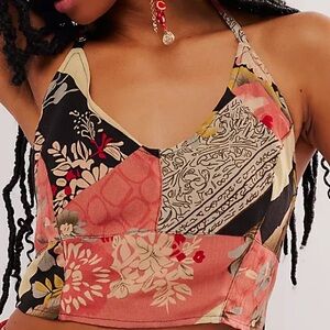 BNWOT Free People Rae Halter Top medium